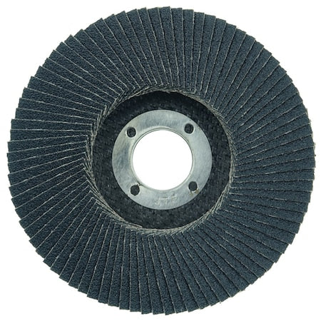 Weiler 51163 Tiger Paw Super High Density Flap Disc 12000 RPM 80 Grit 4-1/2 inch dia 7/8 inch Arbor Flat