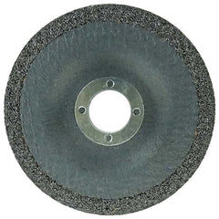 Weiler 58225 Aluminum Combo Wheels 4 1/2 in Dia 7/8 in Arbor Type 27 24 Grit Alum. Oxide