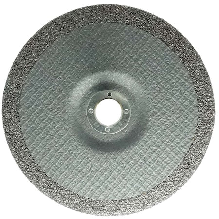 Weiler 58231 7 inch Aluminum Combo Wheels 24 Grit 7/8 inch Arbor Type 27 Resin Bonded Abrasives