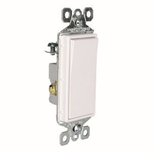 WESCO Wesco TM873W 3-way Decorator Rocker Switch 15A White