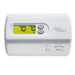 Emerson Climate Technologies 1F79-111 White-Rodgers 70 2 Heat/1 Cool Non-Programmable Digital Thermostat