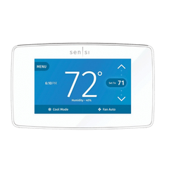 Emerson Climate Technologies 1F95U-42WF Sensi 20 to 30VAC 2H/2C Wi-Fi Touch Programmable Thermostat