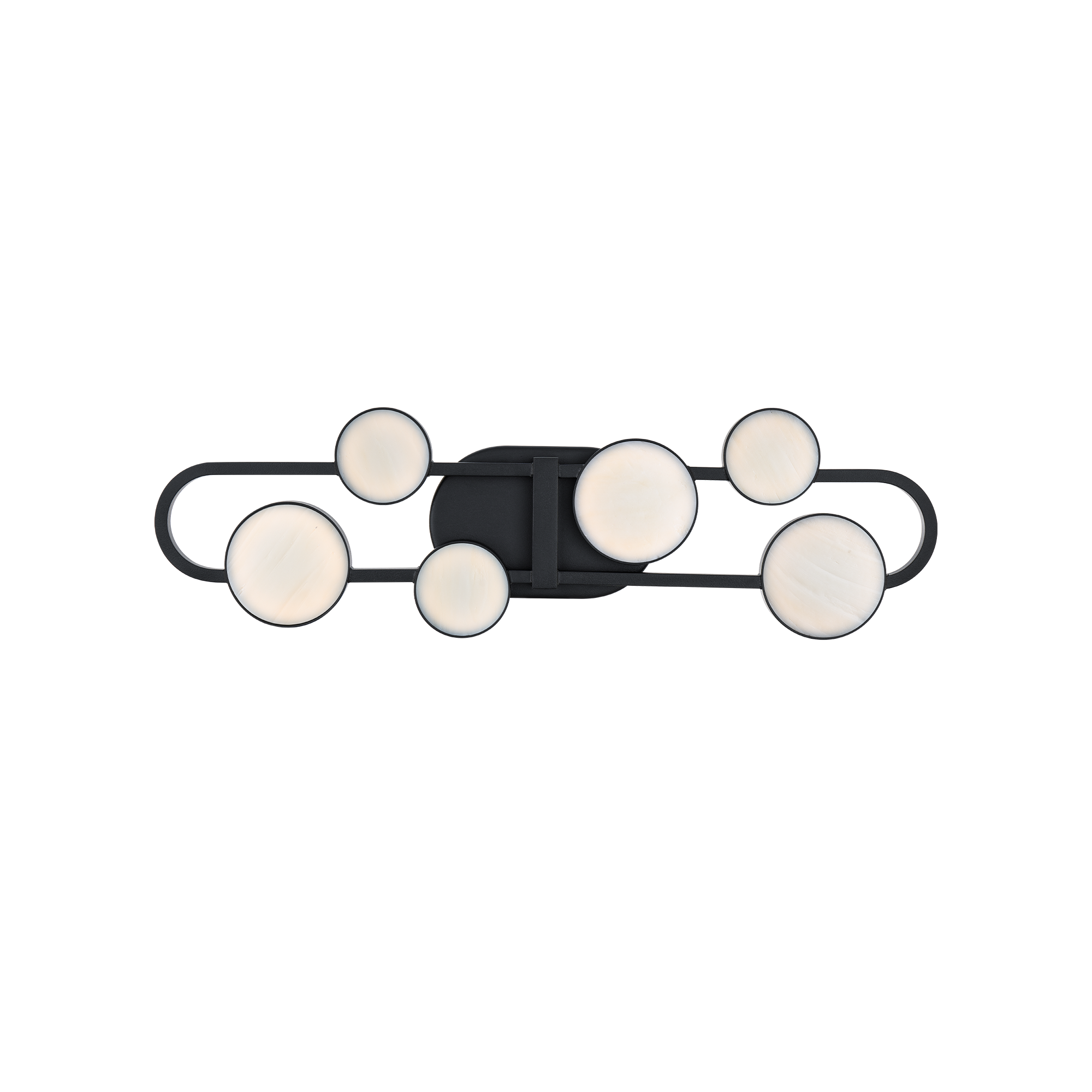 MODERN FORMS Modern Forms WS-42525-27-BK Tableau Wall Sconce 19.4W (24.1in)