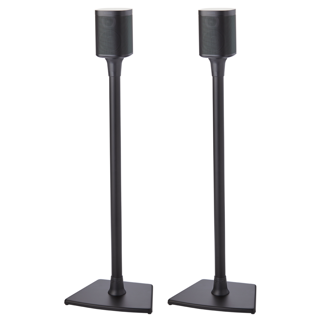 Sanus WSS22 Wireless Speaker Stand for Sonos One, Sonos One SL, Play:1, Play:3