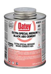 Oatey 30918 16 Oz Plastic Black Pipe Cement