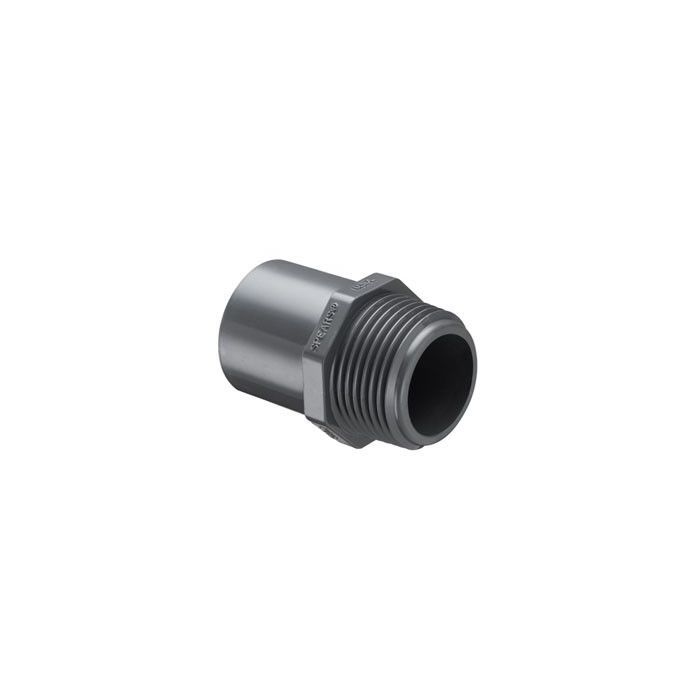 Spears 861-005 1/2 PVC Male Adapter SpigotxMPT SCH80