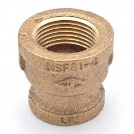 Matco-Norca B-RC0403LF Fitting Brass Coupling 3/4 x 1/2 Lead Free