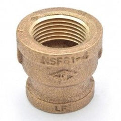 Matco-Norca B-RC0403LF Fitting Brass Coupling 3/4 x 1/2 Lead Free