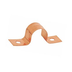 Wal-Rich 2422006 Copper Clad Two-Hole Pipe Strap, 1 CTS