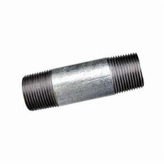 Ward Mfg 0220054 Pipe Nipple, 2 in Nominal, 5-1/2 in L, Steel, Galvanized, SCH 40/STD