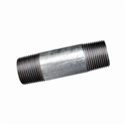 Ward Mfg 0210044 Pipe Nipple, 1 in Nominal, 4-1/2 in L, Steel, Galvanized, SCH 40/STD