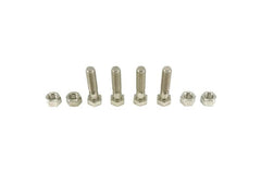 Everflow WMFN2000 Stainless Steel Nuts And Bolts For Water Meter Flange (4 Nuts And 4 Bolts)