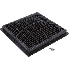 Waterway Plastics 640-4721V 12x12 Frame & Grate Blk