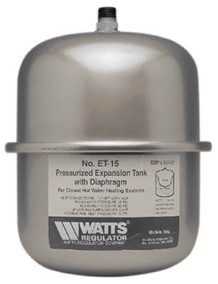 Watts 0067373 14 gal. Pressurized Expansion Tank for Potable Water