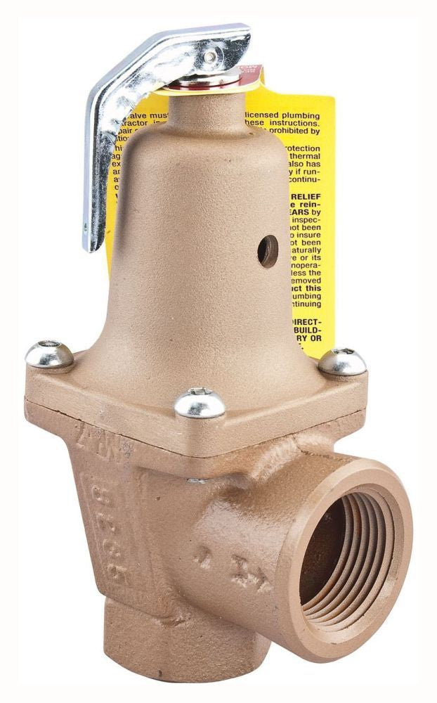 Watts 0383792 1 1/2 Boiler Pressure Relief Valve 50 psi