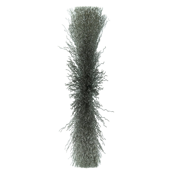 Weiler 01898 Narrow Face Wheel Brush 10 in Diameter 3/4 in Width Unthreaded Arbor