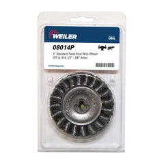 Weiler 13113P Wheel Brush 4 in D x 1/2 W 5/8-11 Arbor