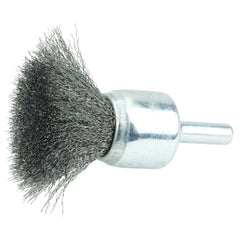 Weiler 10005V Crimped Wire Solid End Brush 3/4 in Dia Vending Ready