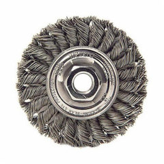 Weiler 13120 Wheel Brush 4 in Diameter 1/2 in Width 5/8-11 Arbor