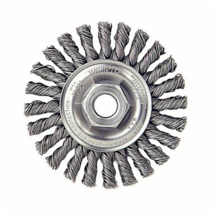 Weiler 13261 Wheel Brush 4 in Diameter M10x1.25