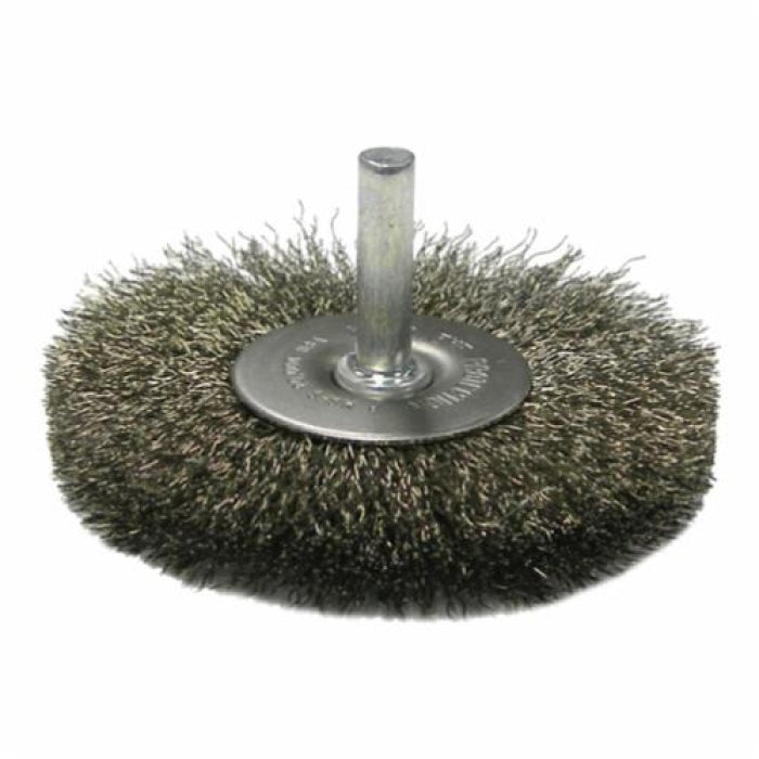 Weiler 17981 Wheel Brush - 4 in Diam, 15000 RPM