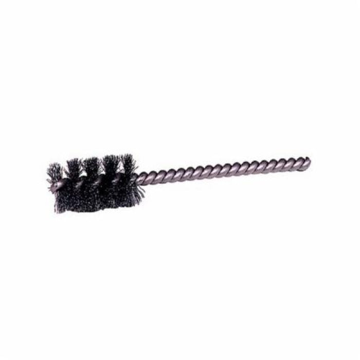 Weiler 21150 Round Power Tube Brush, 1-1/8 in Dia x 1 in L, 0.005 in Dia Filament