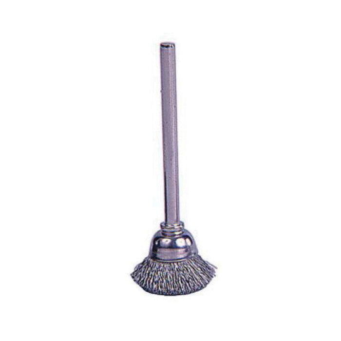 Weiler 26071 Miniature Stem Mounted Cup Brush 5/8 in Dia 0.003 in Dia Filament Replacement MPN