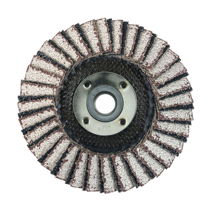 WEILER Weiler 51257 Tiger Aluminum Flap Disc 60 Grit 4-1/2 in Flat Type 27