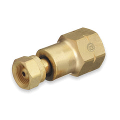 WESTERN ENTERPRISES WD-324 Brass Cylinder Adaptor 3000 psig CGA-200 x CGA-510