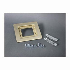 Legrand-Wiremold 817B 1-Gang OmniBox Brass Cover Plate Flange