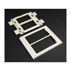 Legrand V4050 Wiremold V4050 6 x 4-3/4 Ivory Steel Multiple Channel Raceway Device Mounting Bracket