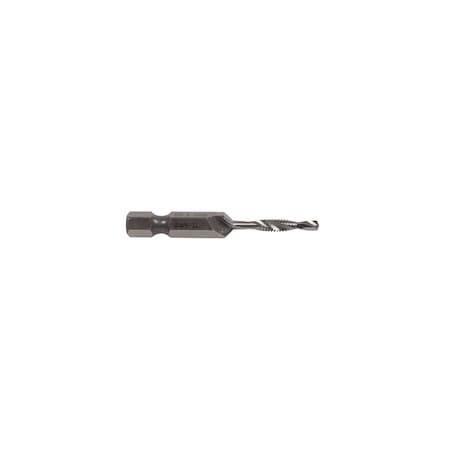 Greenlee DTAP6-32 Combination Drill, Tap, and Deburr Bit with Quick Change Hex, 6-32 NC