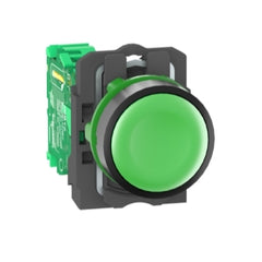 Schneider Electric ZB5RTA3 Wireless and Batteryless Transmitter Harmony XB5R Push Button Plastic Green 22mm Spring Return