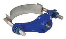 Smith Blair 315-00076006-000 6 x 3/4 NPT Outlet, 6.84 to 7.6 OD, 200 PSI, Flexi-Coat Fusion Bonded Epoxy, Ductile Iron Body, 304 Stainless Steel Single Strap, Service Saddle