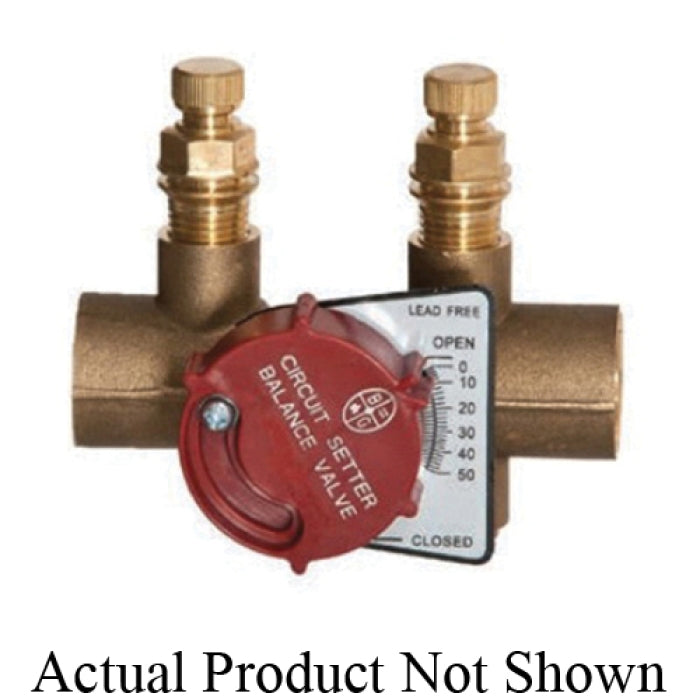 Bell & Gossett 117401LF Circuit Setter Plus CB-1S Lead-Free Balancing Valve 1 Inch Sweat