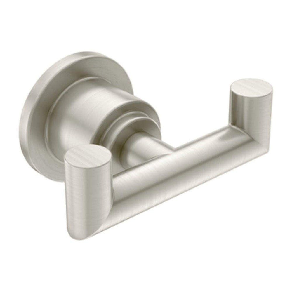 Creative Specialties YB0803BN Moen Arris Brushed Nickel Double Robe Hook