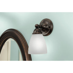 Creative Specialties YB2261ORB Moen Brantford Oil Rubbed Bronze One Globe Bath Light