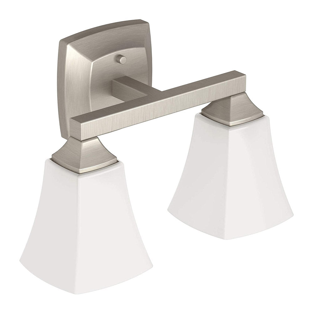 Creative Specialties YB5162BN Moen Voss Brushed Nickel Two Globe Bath Light