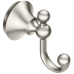 Creative Specialties YB5203BN Moen Wynford Brushed Nickel Double Robe Hook