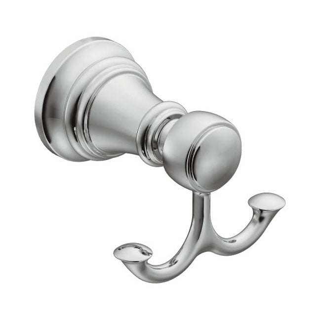 Creative Specialties YB8403CH Moen Weymouth Chrome Double Robe Hook