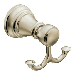 Creative Specialties YB8403NL Moen Weymouth Polished Nickel Double Robe Hook