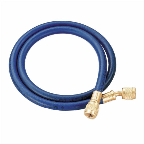 Yellow Jacket 21260 Plus II 1/4 inch Blue Charging Hose with Double Barrier Protection, 60 inches