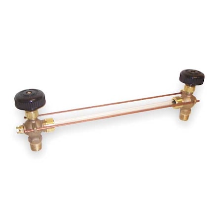 Apollo Valves 20-250-00 Water Gauge Bronze Body with Aluminum Wheel and 12 Inch Glass