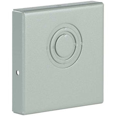 Wiegmann E0404 Wireway End Cap 4 x 4 in Steel Gray