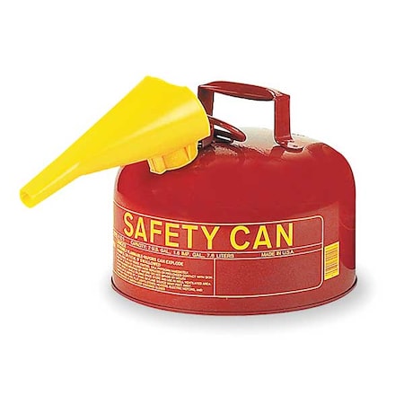 Eagle UI20S Type I 2 gal Steel Safety Can Red