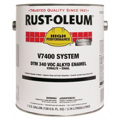 Rust-Oleum 245474 High Performance V7400 System DTM Alkyd Enamel 1 Gal Safety Blue High-Gloss