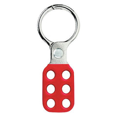 Master Lock 416 Lockout Tagout Safety Hasp, 1 Inside Jaw Diameter, 6 Padlocks