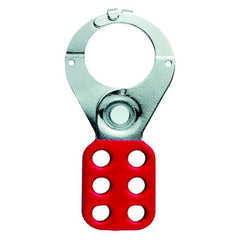 American Lock ALO802 Lockout Hasp 5 inches Red Steel