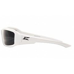 Edge Eyewear XB146 Brazeau Torque Smoke Lens White Frame Safety Glasses