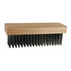 Pferd 85081 Straight Back Block Brush - 5 x 10 Rows, CS Wire